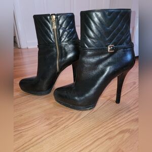Michael Kors Black Quilted Ankle Booties 9